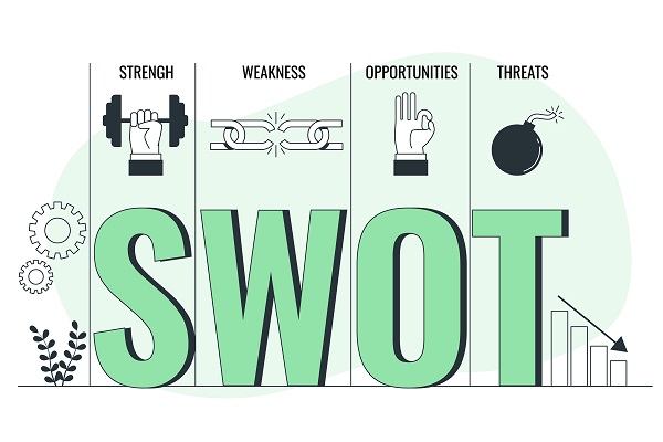 autodisciplina e motivação com matriz swot